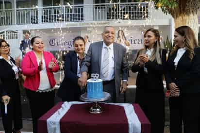 Este jueves se realizó la celebración por el 59 aniversario del Colegio América de Torreón. (LUIS ENRIQUE MORENO CASTRUITA)