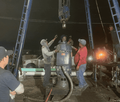 Trabajos aumentarán la capacidad de bombeo del agua en la parte alta del Cerro de la Pila. (CORTESÍA)