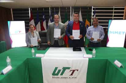 Gracias al convenio, estudiantes de UTT tendrán la oportunidad de realizar sus estadías en Dimet. (EL SIGLO DE TORREÓN)