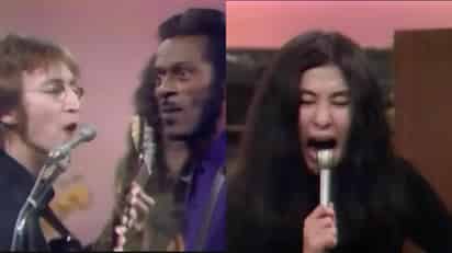 Recuerdan cuando Yoko Ono 'destruyó' con 'gritos' el dueto de John Lennon y Chuck Berry