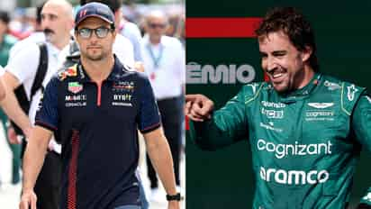 'No me pongas esta presión porque ya tengo edad': le pide Fernando Alonso a Checo Pérez