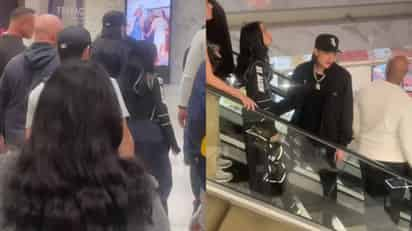 Captan a Peso Pluma y Nicki Nicole paseando en lujosa tienda de Polanco en la CDMX