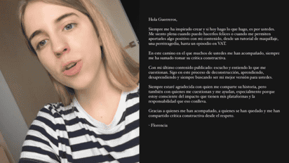 Florencia Guillot responde a polémica por 'grooming' en Instagram