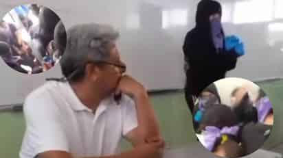 Cansadas del acoso sexual de maestros, estudiantes de la Vocacional 8, del Instituto Politécnico Nacional (IPN) tomaron justicia por su propia mano, al golpear a profesores acosadores. (CAPTURA VIDEO)