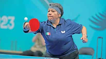 En el duelo por el oro, la mexicana ganó el primer set 15-13, el tercero 11-9, y el quinto y decisivo por 11-7.(CONADE)