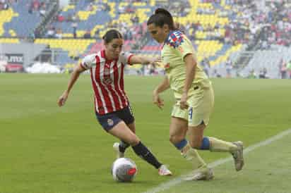 Aspectos del partido semifinal de vuelta del Apertura 2023 entre el América Femenil y Guadalajara en el estadio Azteca. Domingo 19 de noviembre de 2023. Foto: Agencia EL UNIVERSAL/Carlos Mejía/RDB.