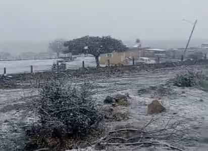 Ya se han difundido algunos videos que muestran el 'plumeo' en la zona muy cercana a la capital de Durango, donde se tiene cada vez más presente el pronóstico de nevadas.