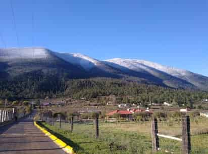 Entre las 03:00 y las 06:00 horas se registró aguanieve en los respectivos cañones. (EL SIGLO COAHUILA)