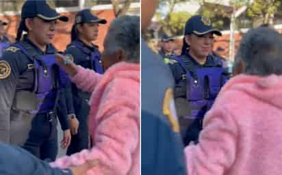 Las mujeres policías de la zona poniente se preparaban en las inmediaciones del Auditorio Nacional, al momento de los hechos.