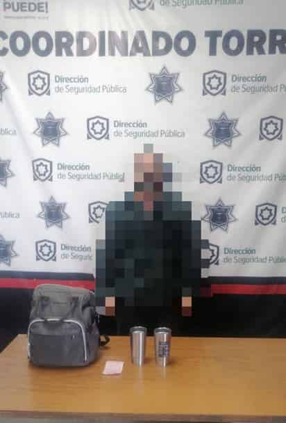 El hombre fue trasladado a las celdas municipales y presentado ante la autoridad competente. (EL SIGLO DE TORREÓN)