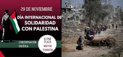 (ACCIÓN POR PALESTINA EN LA LAGUNA/EFE)