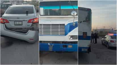 No se reportaron personas lesionadas de gravedad tras el percance vial, solo daños materiales. (EL SIGLO DE TORREÓN)