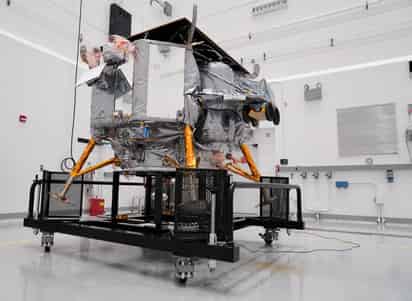 La que es la primera misión del Vulcan Centaur transportará además el módulo de aterrizaje Peregrine, de la compañía Astrobotic. (EFE)