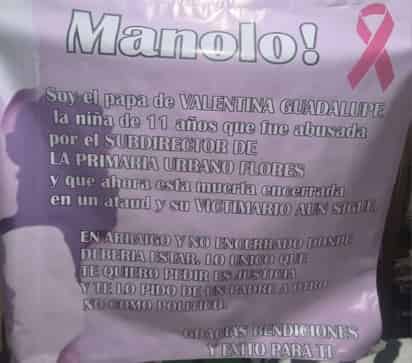 Fue el 9 de junio del año 2022 que se dio a conocer el suicidio de una menor de 11 años de edad de nombre Valentina.