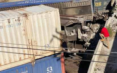 Respecto al descarrilamiento de diversos vagones de un tren ocurrido en el lado sur del patio de la empresa Ferromex, ubicado en Saltillo