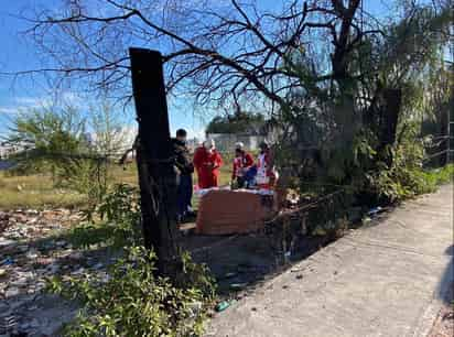 Al lugar arribaron los de Cruz Roja. (EL SIGLO DE TORREÓN)