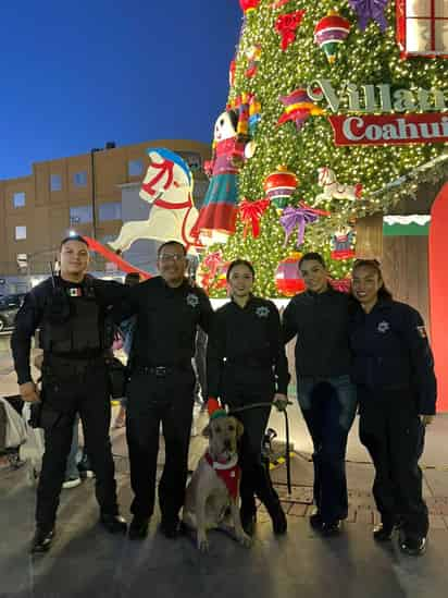 En Monclova, elementos de agrupamientos estatales y municipales realizan actividades de proximidad en Villa Magia Coahuila. (ARCHIVO)