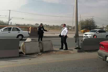 El tráfico se volvió lento en ambos carriles. (EL SIGLO DE TORREÓN)