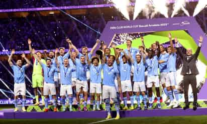 Manchester City goleó 4-0 al Fluminense para conquistar su primer título de un Mundial de Clubes (AP)