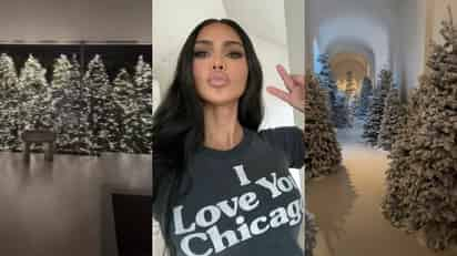 Las famosas siempre se lucen con su decoración navideña, pero Kim Kardashian no escatimó en gastos, puesto que transformó por completo su casa. 