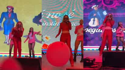 La cantante mexicana, Belinda, se hizo viral después de que en uno de sus conciertos golpeó por accidente a uno de sus fans que estaba en primera fila.