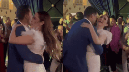 VIDEO: Carlos Rivera y Cynthia Rodríguez bailan duranguense en el bautizo de su hijo