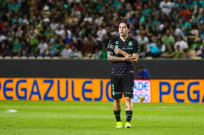 Todo indica que el sinaloense Jordan Carrillo será titular este martes, cuando los albiverdes reciban a la Franja en el TSM, en lugar del suspendido Franco Fagúndez, expulsado el pasado sábado en León. (CORTESÍA CLUB SANTOS)