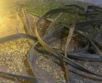 Alertan de materiales peligrosos en la calzada Colón de Torreón