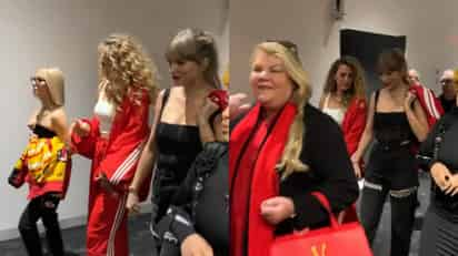 VIDEO: La triunfal entrada de Taylor Swift al Super Bowl LVIII