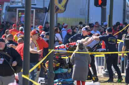 Tiroteo en Kansas durante desfile de la NFL. (AP)