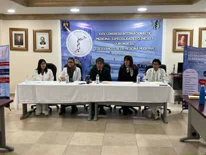 Rueda de prensa del Congreso Internacional de Medicina.