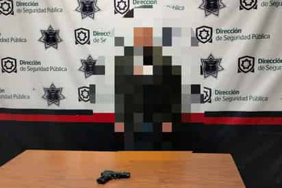 El probable responsable del delito de amenazas con réplica de arma de fuego. (EL SIGLO DE TORREÓN)