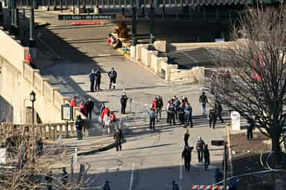 Secuelas del tiroteo en Kansas City. (ARCHIVO/AP)