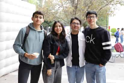 Sebastián Águilar, Ana Saucedo, Diego Rojo y Mauricio González (EL SIGLO DE TORREÓN / ENRIQUE CASTRUITA)