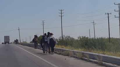 Migrantes en Coahuila. 