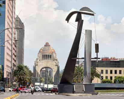 Puerta 1808 (2007), de Manuel Felguérez. Imagen Flickr Enea de Troya