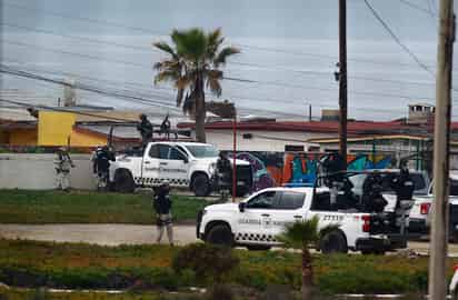 Guardia Nacional en Ensenada. (ESPECIAL)