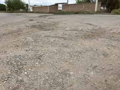 Carreteras dañadas en Madero. 