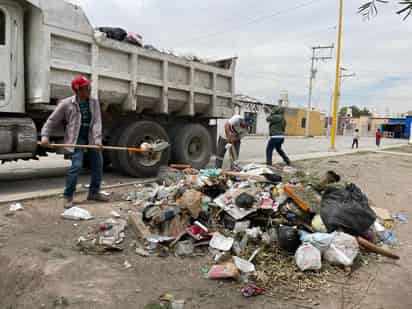 Recolección de basura. (DIANA GONZÁLEZ)