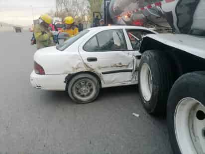 Accidente sobre  Libramiento Periférico en Lerdo. 