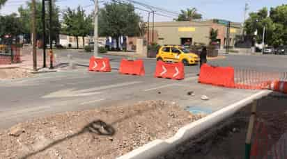 Fue cerrado el cruce de la avenida Matamoros con la calzada Colón por maniobras.