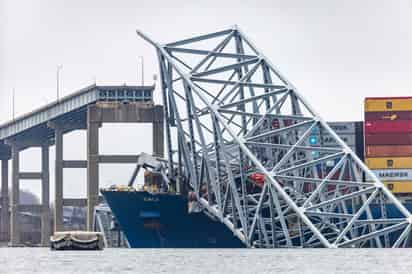 Desplome de puente en Baltimore. (EFE)