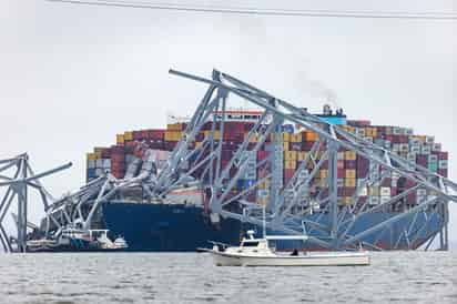 El puente derrumbado de Baltimore. (EFE)