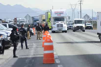 Vigilancia en carreteras de Coahuila. (SERGIO A. RODRÍGUEZ)