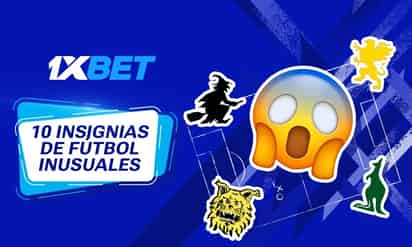 1xBet presenta los 10 escudos más inusuales del fútbol