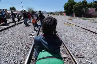 Migrantes en La Laguna. (VAYRON INFANTE)