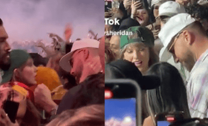 ¡Cita de novios! Captan a Taylor Swift y Travis Kelce en el festival Coachella