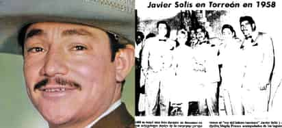 Javier Solís y recorte de la edición impresa de El Siglo de Torreón de 1958 (ESPECIAL/EL SIGLO DE TORREÓN)