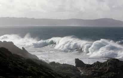 Temporal marítimo en Galicia. Foto: EFE