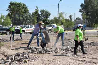 Reforestación del Nuevo Bosque Río Nazas. (DIANA GONZÁLEZ)